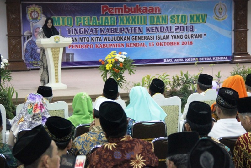 BUPATI MIRNA : MTQ DAN STQ, AKTUALISASI NILAI - NILAI UNIVERSAL ISLAM