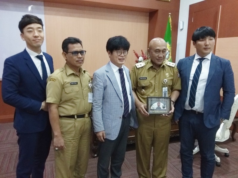 WAKIL BUPATI KENDAL TERIMA KUNJUNGAN ASOSIASI PETANI MUDA KOREA SELATAN