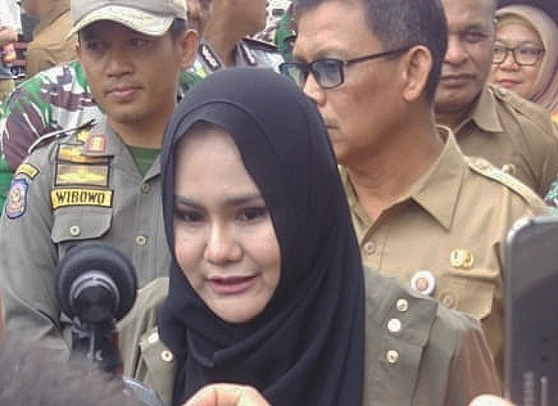 BUPATI MIRNA ANNISA MENGECAM KERAS AKSI TEROR BAKAR KENDARAAN