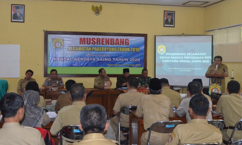 KECAMATAN PAGERUYUNG GELAR MUSRENBANGCAM TAHUN 2019