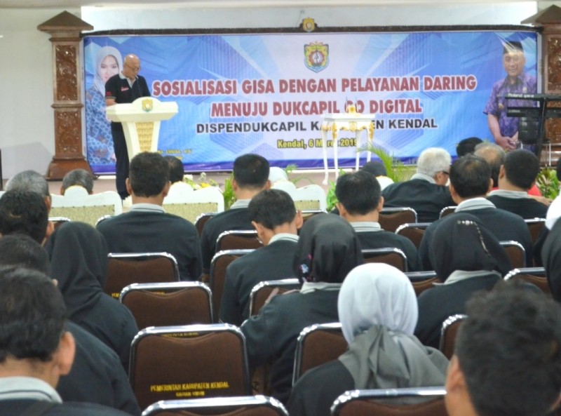 PEMKAB KENDAL MELAKSANAKAN SOSIALISASI PROGRAM GISA MENUJU GO DIGITAL