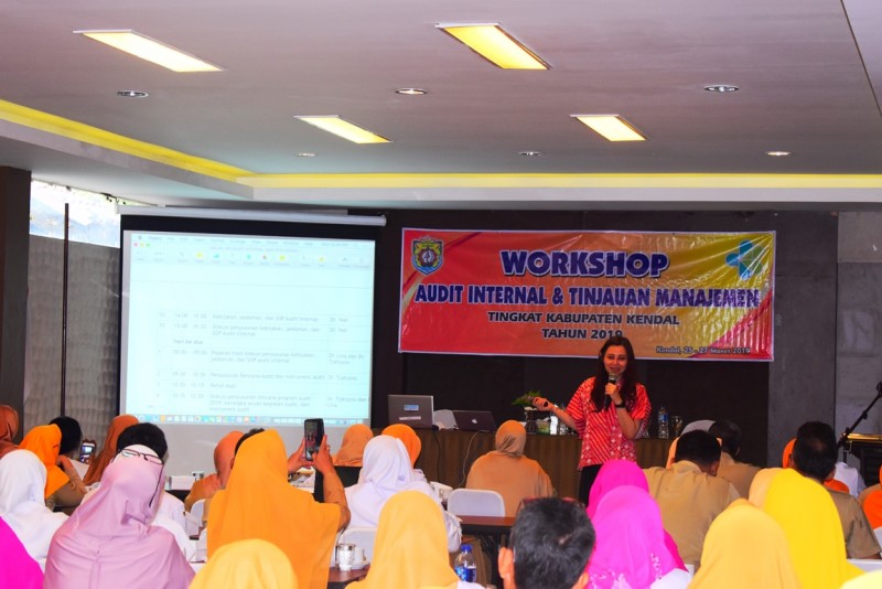 30 PUSKESMAS KENDAL IKUTI WORKSHOP AUDIT INTERNAL DAN TINJAUAN MANEJEMEN