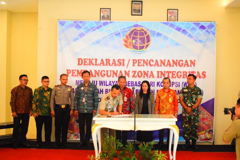 ATR / BADAN PERTANAHAN NASIONAL KENDAL CANANGKAN ZONA INTEGRITAS