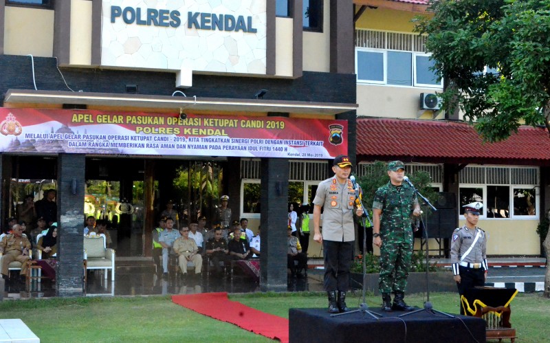 POLRES KENDAL GELAR PASUKAN OPERASI KETUPAT 2019