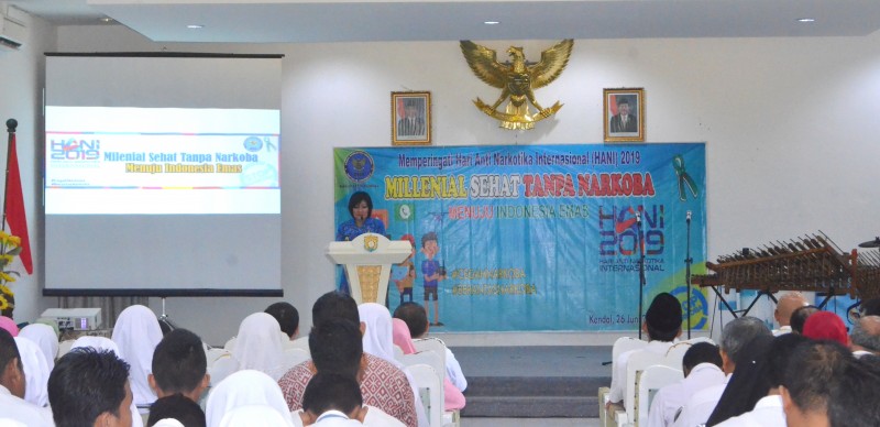 BNN KENDAL GELAR SEMINAR PERINGATI HARI ANTI NARKOBA INTERNASIONAL 2019
