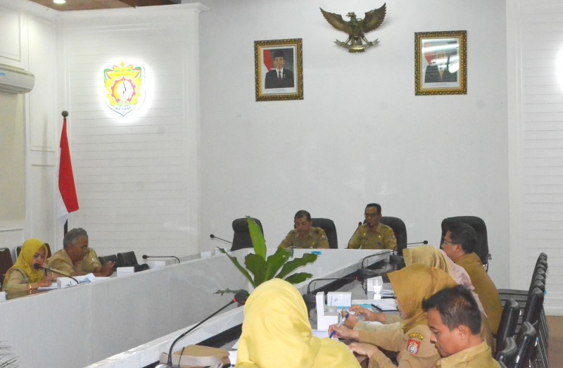 BAGIAN ORGANISASI SETDA KENDAL BERSAMA INSPEKTORAT RAPAT PERSIAPAN EVALUASI