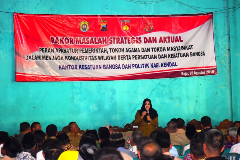 RAKOR MASALAH STRATEGIS DAN AKTUAL BAHAS KEMAJUAN PEMBANGUNAN KENDAL