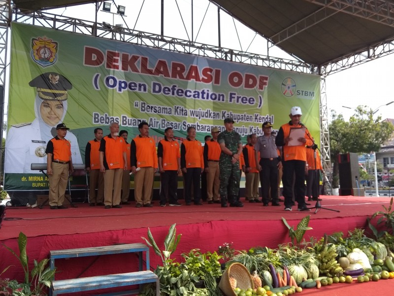 KABUPATEN KENDAL DEKLARASI ODF,  STOP BEBAS BUANG AIR BESAR SEMBARANGAN