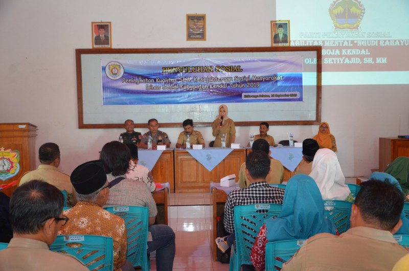 DINAS SOSIAL ADAKAN PENYULUHAN BAGI PERWAKILAN 8 DESA SE-KALIWUNGU SELATAN