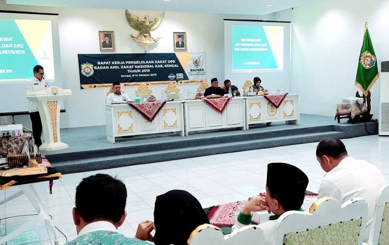 BAZNAS KENDAL GELAR RAPAT KERJA PENGELOLAAN ZAKAT TAHUN 2019