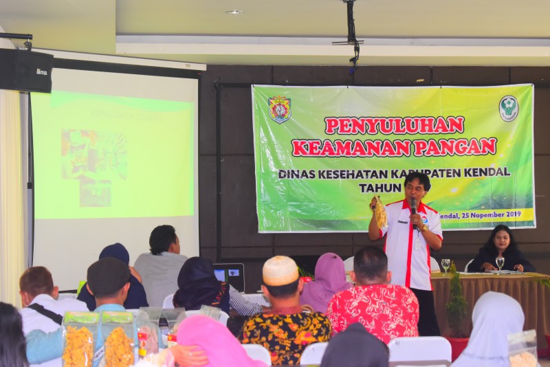 PENGUSAHA MAKANAN DAN MINUMAN  KENDAL IKUTI PENYULUHAN KEAMANAN PANGAN