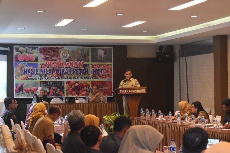 TINGKATKAN NILAI TUKAR PETANI KENDAL, OPD TERKAIT GELAR PENYAJIAN HASIL NTP