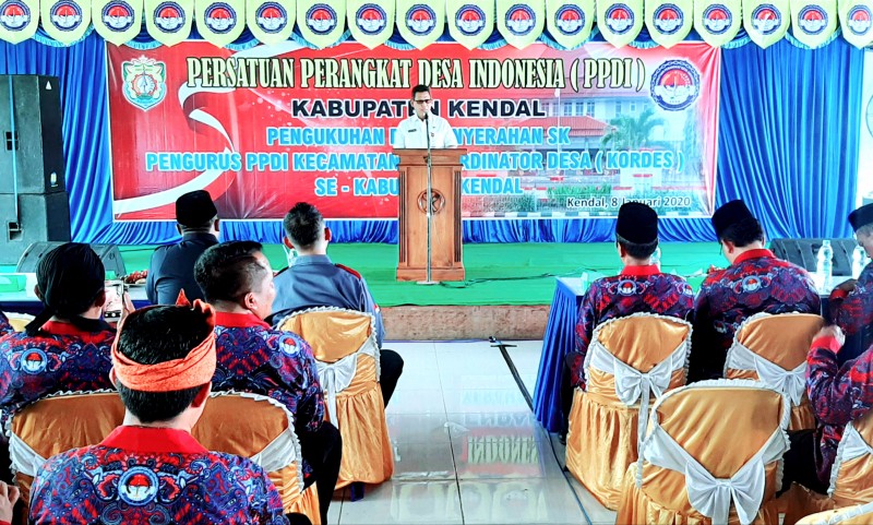BUPATI KENDAL MENGAJAK PPDI SELALU MENJAGA KEHARMONISAN HUBUNGAN KERJA