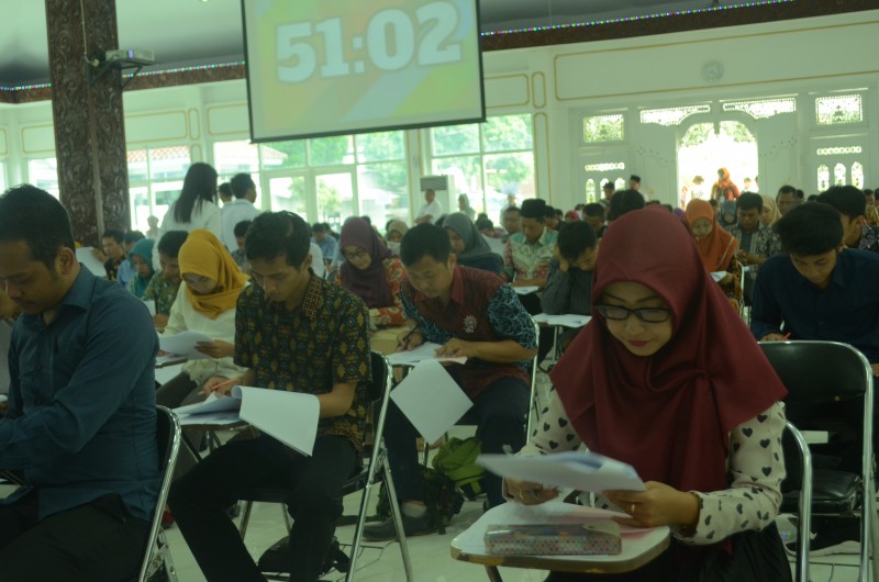 313 PESERTA IKUTI TES TERTULIS PPK