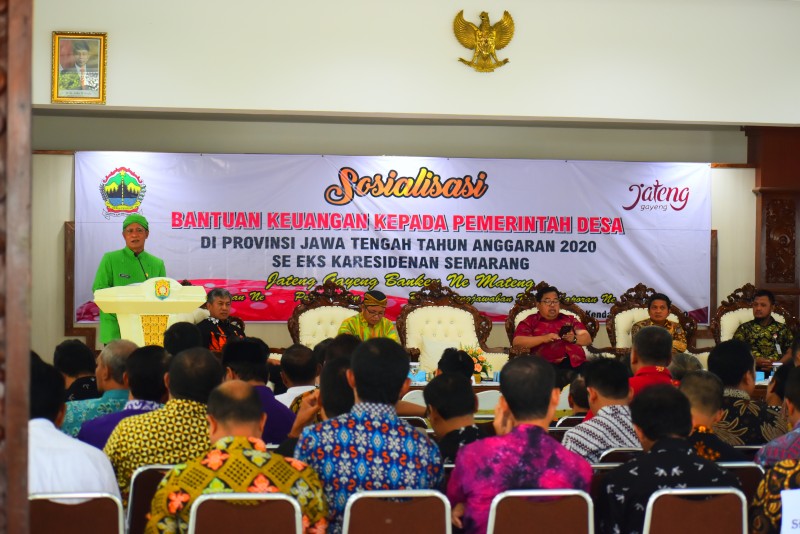 Penyerapan Dana Desa Di Seluruh Jawa Tengah sudah lebih dari 98 %