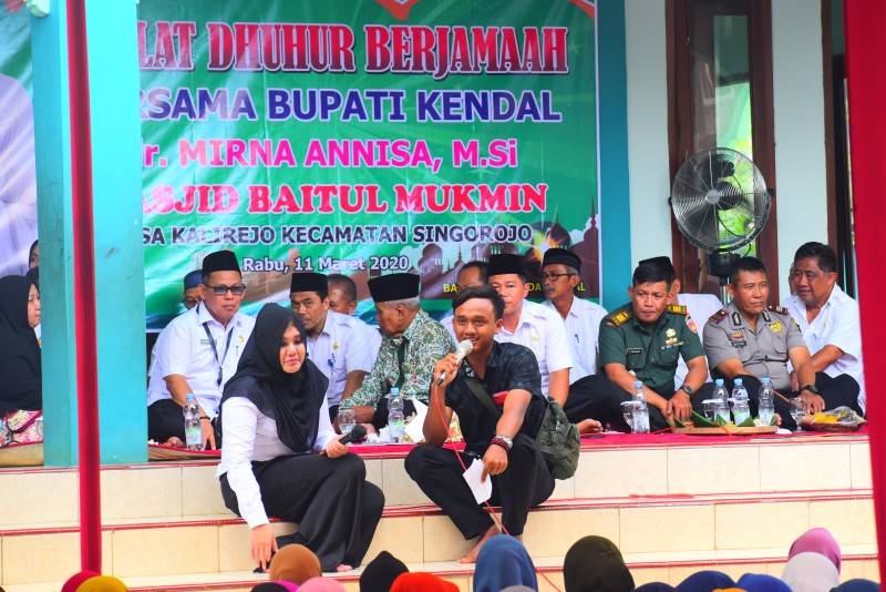 Bupati Kendal Sapa Masyarakat Singorojo, Serap Aspirasi