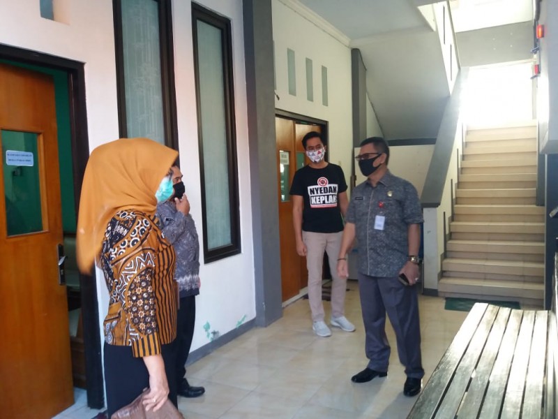 Tatanan Normal Baru ASN, Sekda Kendal Melakukan Monitoring Protokol Kesehat