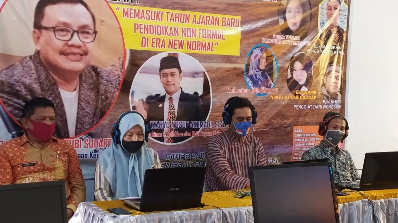 Diskusi Daring Kadisdikbud Terkait Tahun Ajaran Baru di Era New Normal