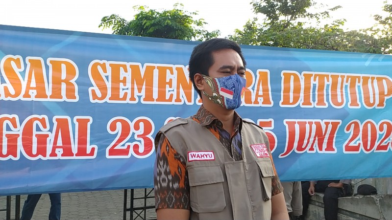 Satu Kasus Positif, Pasar Tradisional Kangkung Ditutup Sementara