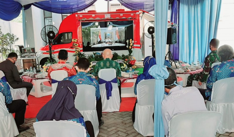 BNN KENDAL DAN PEMERINTAH PUSAT PERINGATI HANI 2020 MELAUI TELECONFERENCE