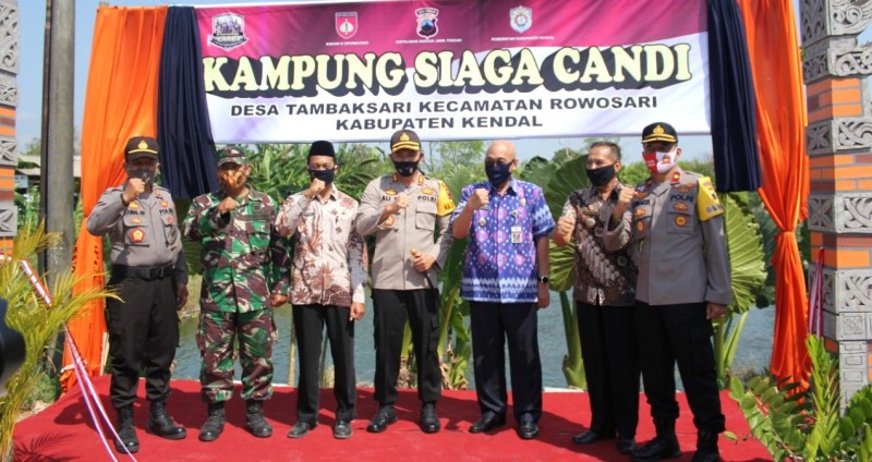 LAUNCHING KAMPUNG SIAGA CANDI KE-265, BUKTI NYATA LAWAN COVID-19