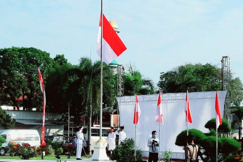 Pemkab Kendal Tetap Selenggarakan Upacara Dengan Sangat Sederhana