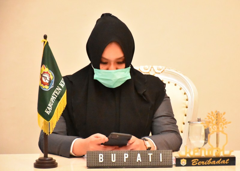 BUPATI MIRNA MINTA PONPES LEBIH MEMPERKETAT PROTOKOL KESEHATAN