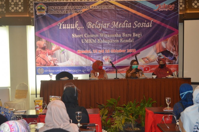 Dinkop Jateng dan Disperinkop dan UKM Kembali Adakan Pelatihan Bagi UMKM