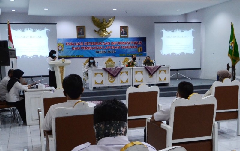DISKOMINFO KENDAL MELAKUKAN EVALUASI KETERBUKAAN INFORMASI PUBLIK