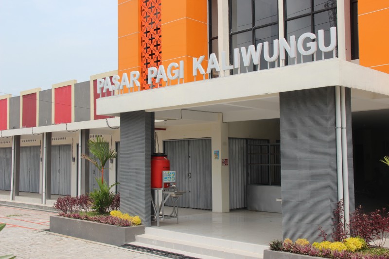 SUDAH RAMPUNG DIKERJAKAN, PASAR PAGI KALIWUNGU AKAN SEGERA DIGUNAKAN