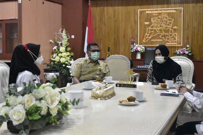 Kepala BNNK Kendal Beraudiensi dengan Bupati Terkait Program P4GN
