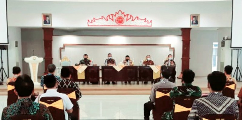 PEMKAB KENDAL GELAR RAKOR ANTISIPASI GANGGUAN KEAMANAN WILAYAH