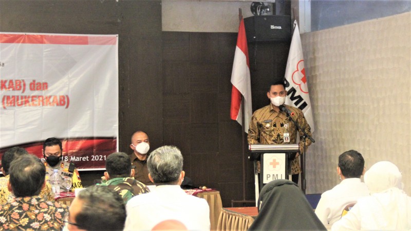 BUPATI KENDAL AJAK PMI KOLABORASI BERIKAN PELAYANAN TERBAIK KEMANUSIAAN