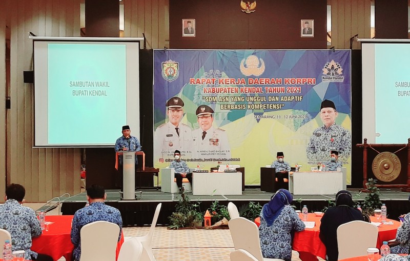 Pemkab Kendal Gelar Rakerda Korpri Tahun 2021