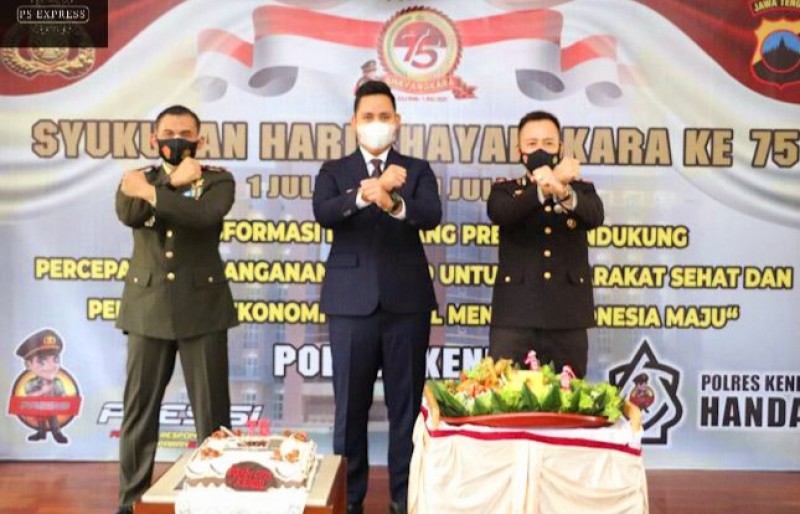HUT Bhayangkara ke-75, Polres Kendal Terus Bersinergi dengan Pemerintah