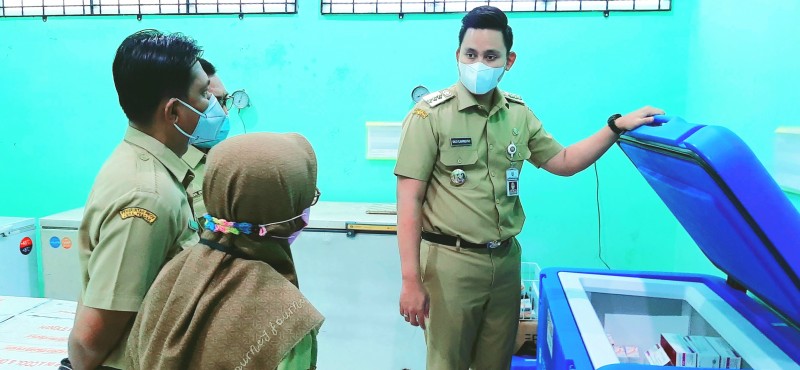 Bupati Kendal Monitoring Ketersediaan Vaksin dan Oksigen