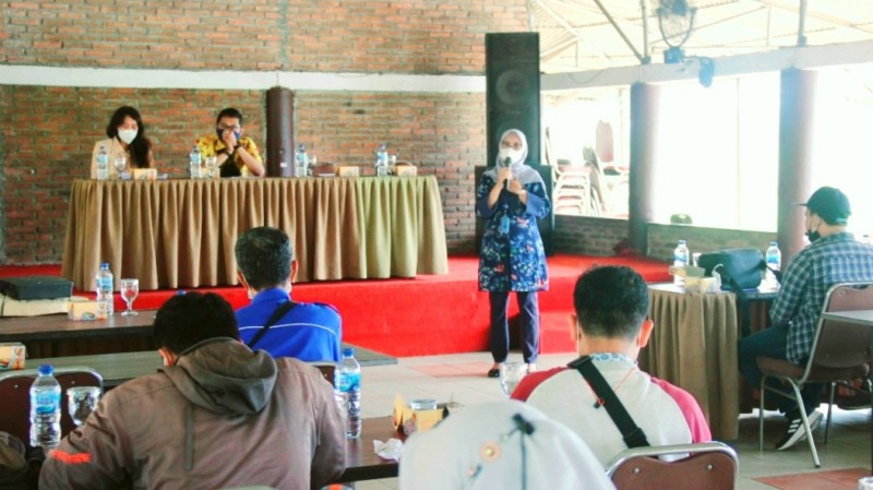 BNNK Kendal Bersama Insan Pers Gelar Worksob Kotan