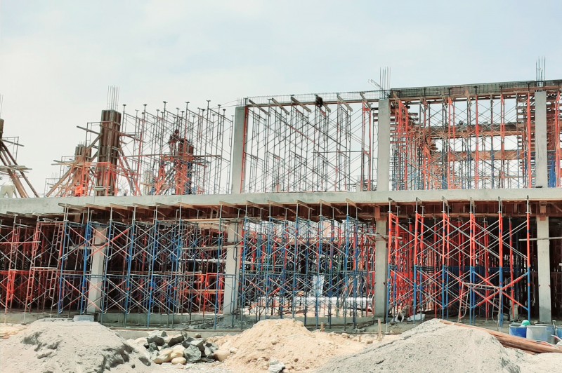 Progres Pembangunan Gedung Perpustakaan Berjalan Dengan Baik
