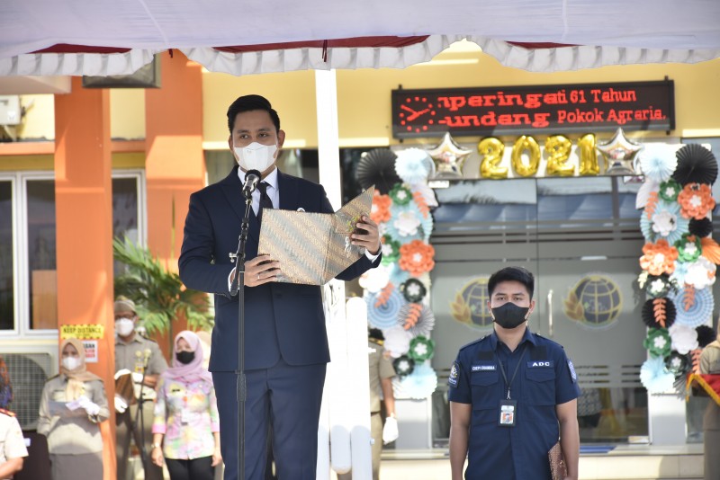 Bupati Menjadi Irup dalam HUT Ke - 61 UUPA ATR/BPN