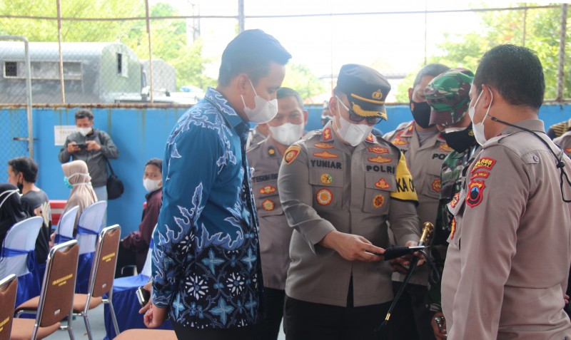 Bupati Dico Ikuti Peluncuran Aplikasi Sitangkas di Polres Kendal