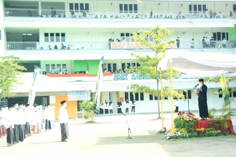 Bupati Dico Pimpin Upacara Peringatan Hari Santri Nasional Tahun 2021