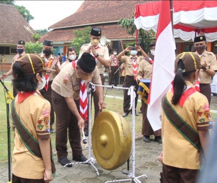 Wabup Kendal Buka Pesta Siaga Kwarcab Kendal Tahun 2021