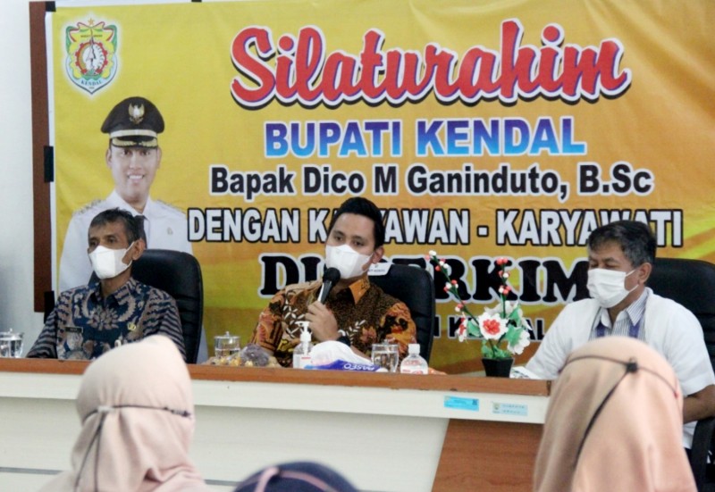 Kunjungi Disperkim, Bupati Dico : Kinerja Baik Harus Terus Ditingkatkan