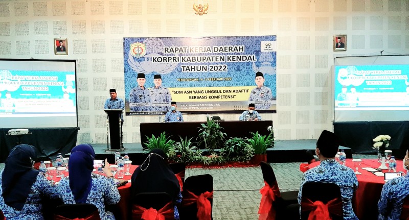 Dewan Pengurus Korpri Kendal Gelar Rakerda Tahun 2022
