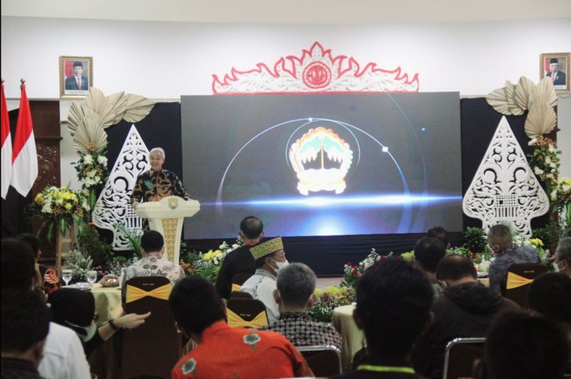 Hadiri Acara HPN Tingkat Jateng, Ganjar : Jurnalistik Harus Terus Menyala