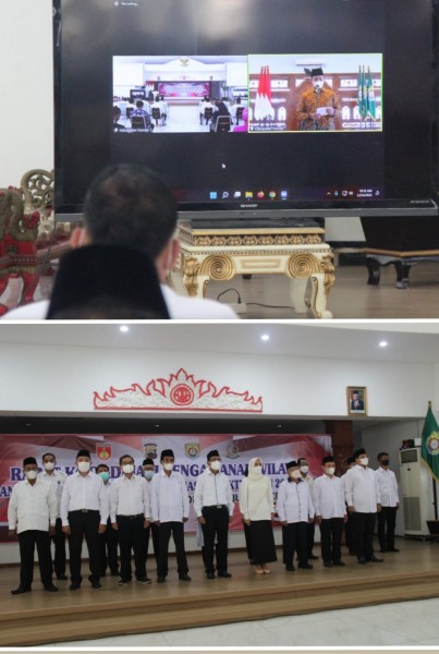 Bupati Dico Kukuhkan Pengurus FKUB Periode Tahun 2022-2026