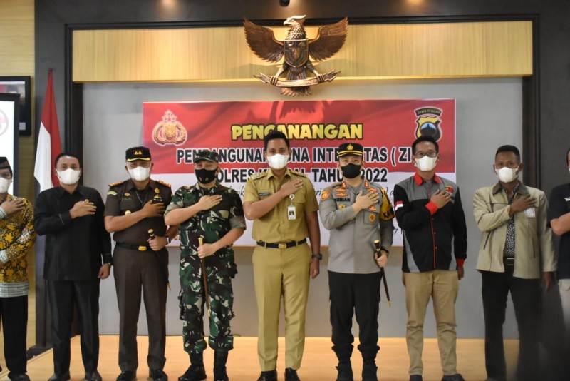 Pemkab Kendal Apresiasi Prestasi Polres Kendal Wujudkan Zona Integritas
