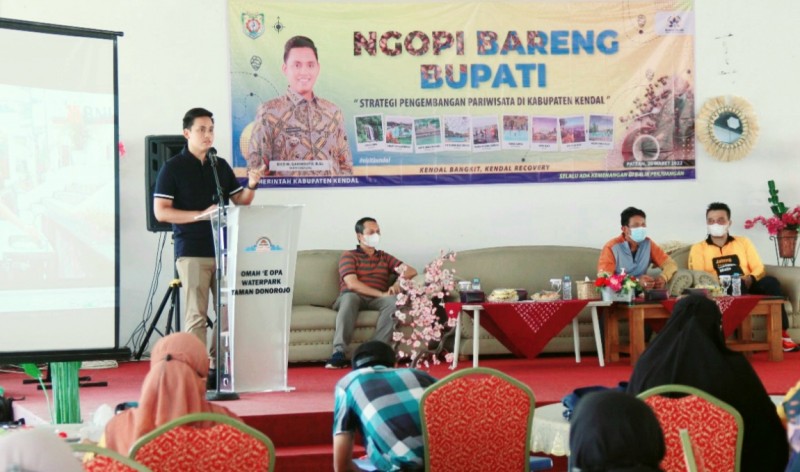 Acara Ngopi Bareng Bupati, Pemkab Kendal Support Pelaku Pariwisata