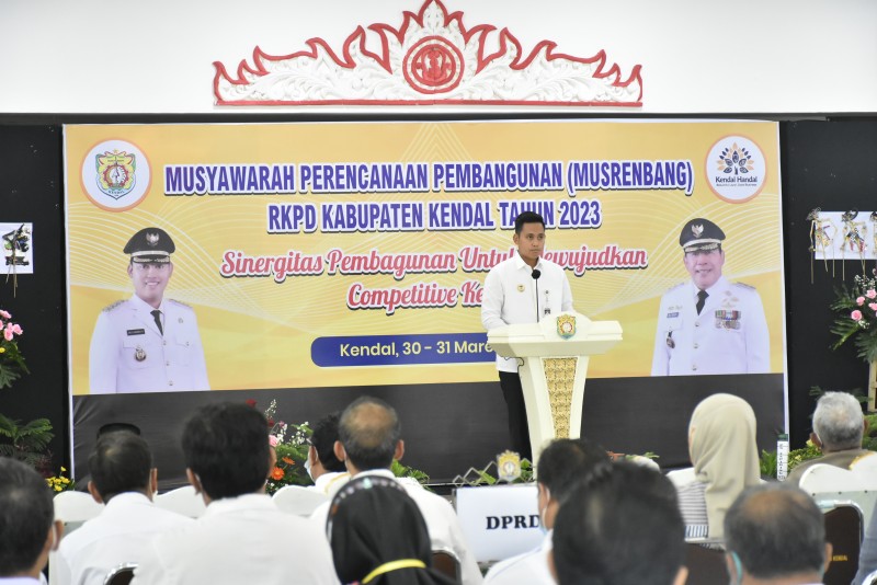 Bupati Kendal Membuka Musrenbang RKPD Tahun 2023