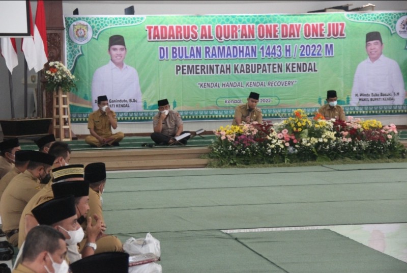 Pemkab Kendal Laksanakan Tadarus Al-Quran di Bulan Puasa Tahun 2022